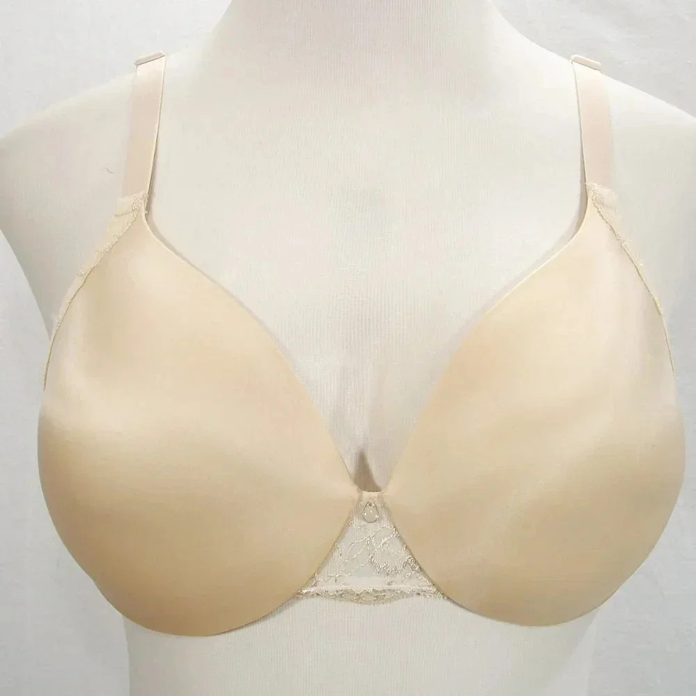 40C Maidenform 9475 Smooth Luxe Extra Coverage UW Bra Nude NWT‎